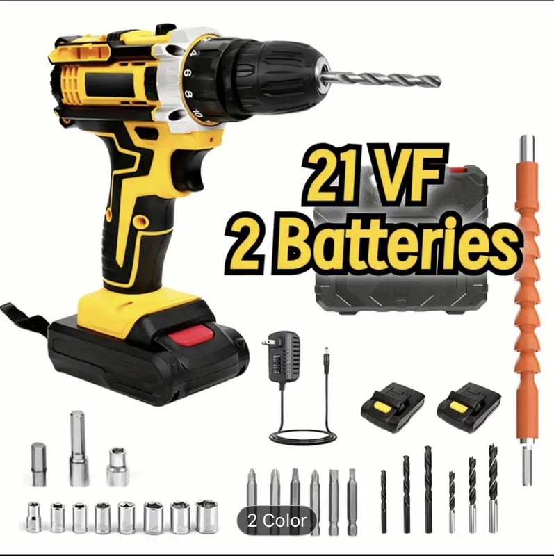 21VF RECHARGEABLE DRILL KIT