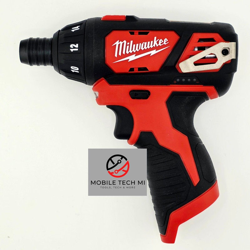 Milwaukee M12 2401-20 Cordless 1/4″ Hex Screwdriver Driver (Tool Only) 12V