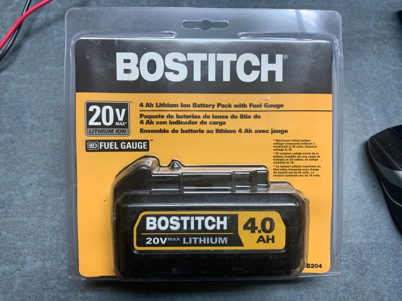 Genuine Bostitch 20 -Volt 1 -Pack Lithium ( 4.0 Ah Battery ) – NEW