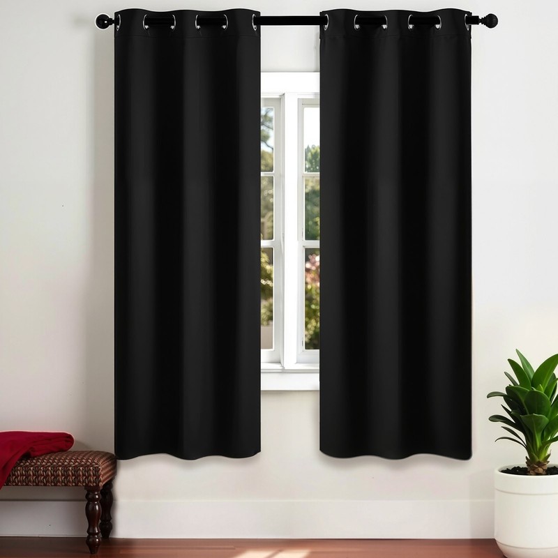 New/Blackout Curtains, 63 Inch Length 2 Panels Set, 42 Inch Wide Each, Thermal I