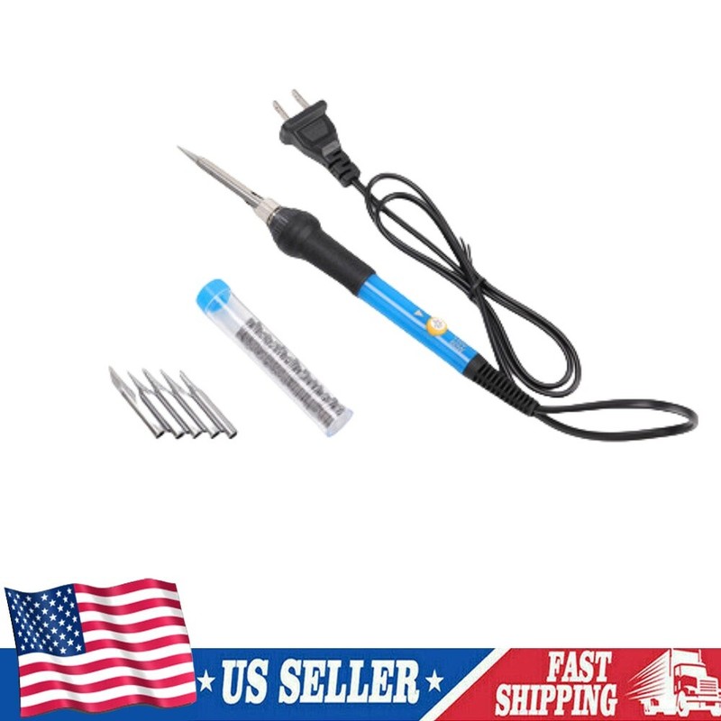 60W Adjustable Temperature Welding Tool With 5PCS Replacement Tips