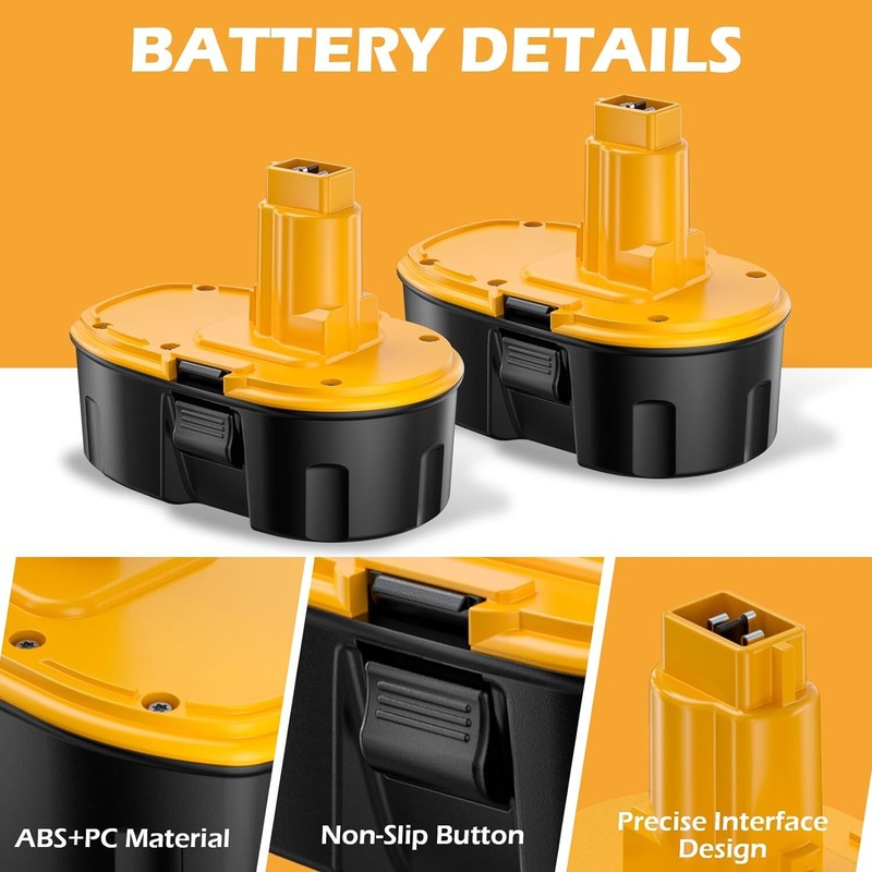 DC9096 Replacement For DeWalt DC9098 18V Battery DC825 DC759 DC970 /Charger gallery