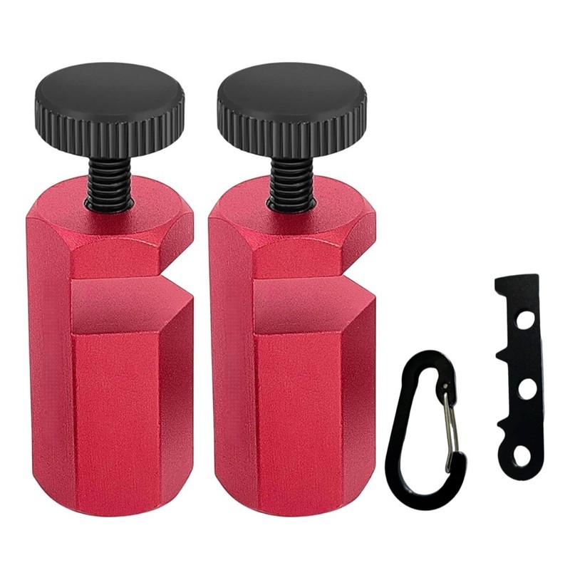 Tall Stair Gauges with Hexagonal Clamp Holder and Hook for Precise Cuts gallery
