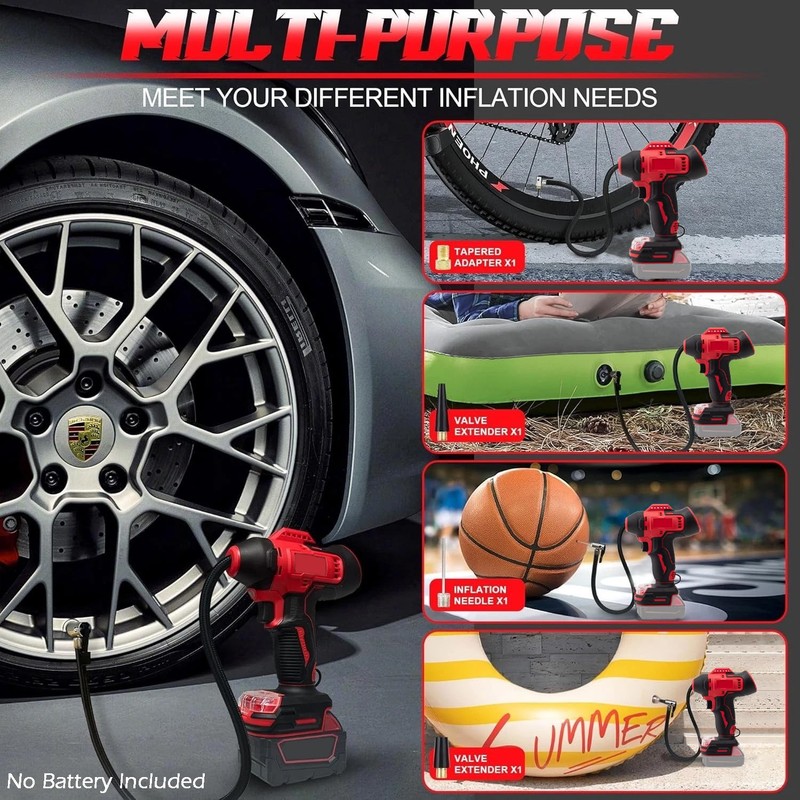 For Milwaukee 18V Cordless Air Inflator 160 PSI Tire Pump w/Digital Display NEW gallery