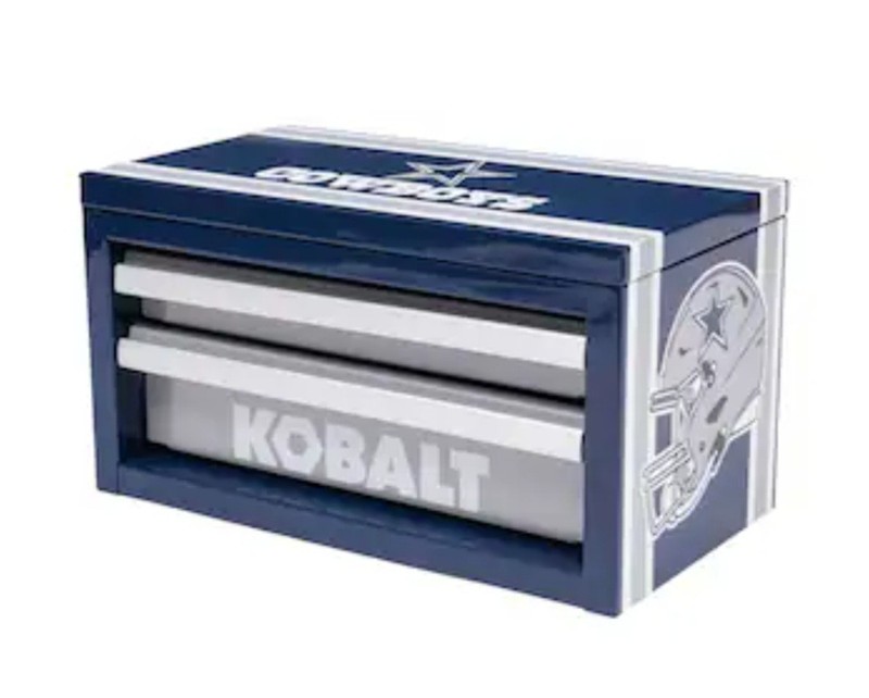 LIMITED EDITION Viral Dallas Cowboys NFL Kobalt Mini Toolbox Football 🏈 HTF