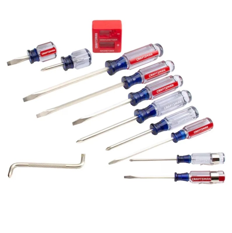 CRAFTSMAN Screwdriver Set, Assorted, 12Piece (CMHT65044)