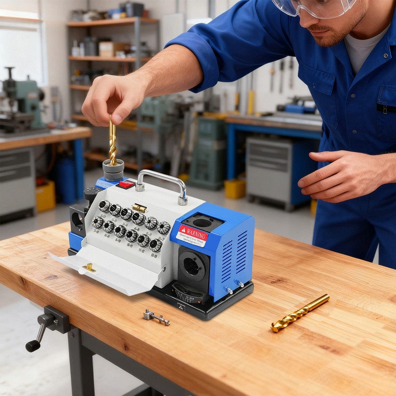 Electric Drill Bit Sharpener Drill Bit Grinding Machine(Grinding Range:ф2–ф13mm)