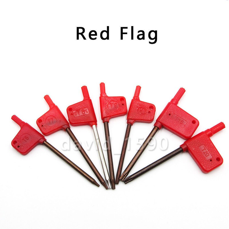 T6 T7 T8 T9 T10 T15 T20 Torx Star Key Wrench for CNC Lathe Tool Torx Screw