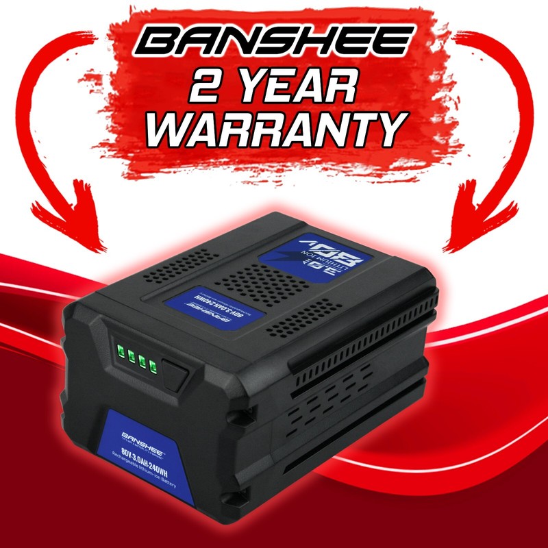 80V 3.0Ah Replacement Lithium Battery for Kobalt 80V KB2580-06 KB580-06 KB680-06