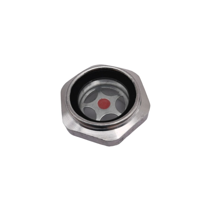1 pc 3/4″ NPT Air Compressor Oil Sight Glass Aluminum Oil Liquid Level Gauge
