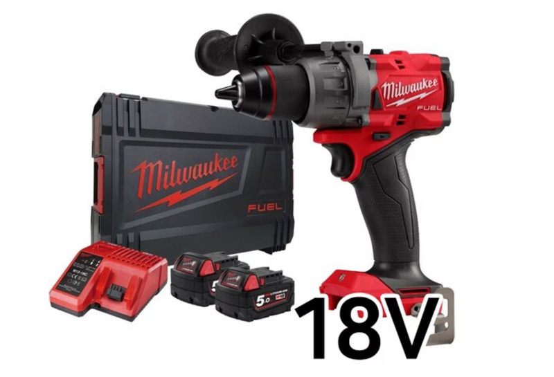 Milwaukee M18 FPD3 BL 2×5.0Ah Keyless 13mm 2100Rpm 33000Bpm 158Nm *Charger_220V*
