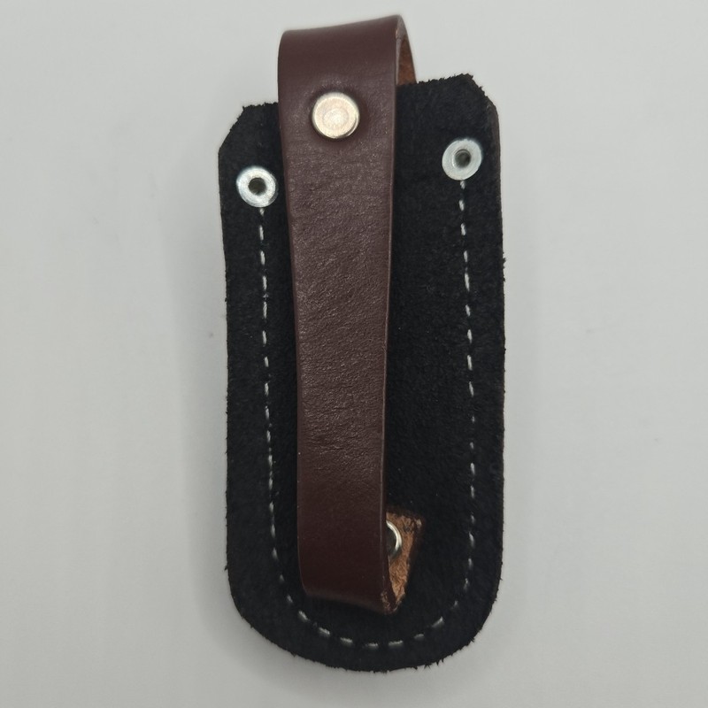 Hand Made Leather Pocket Knife Belt Sheath Folding Blade Case Small Mexico NEW gallery