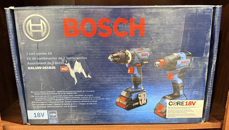 Bosch 2-Tool Brushless Power Tool Combo Kit w/ Soft Case (2-Batteries Included)