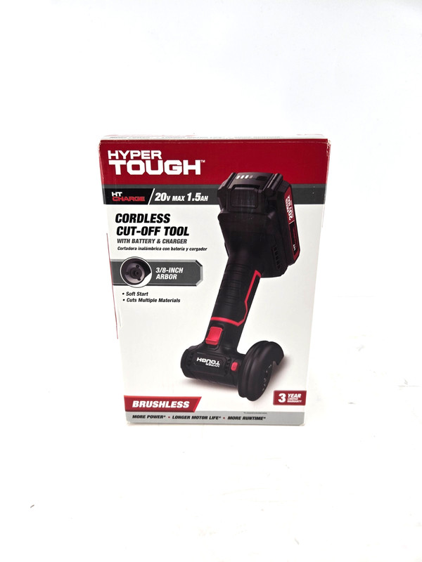 Hyper Tough 20V Max Brushless Cordless Cut-Off Tool with Battery and Charger