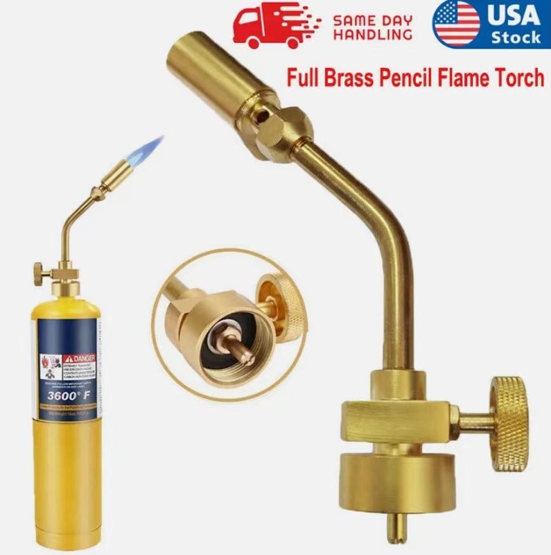 Propane Gas Tank Start Torch / Hose Adapter Brazing Soldering Welding Head