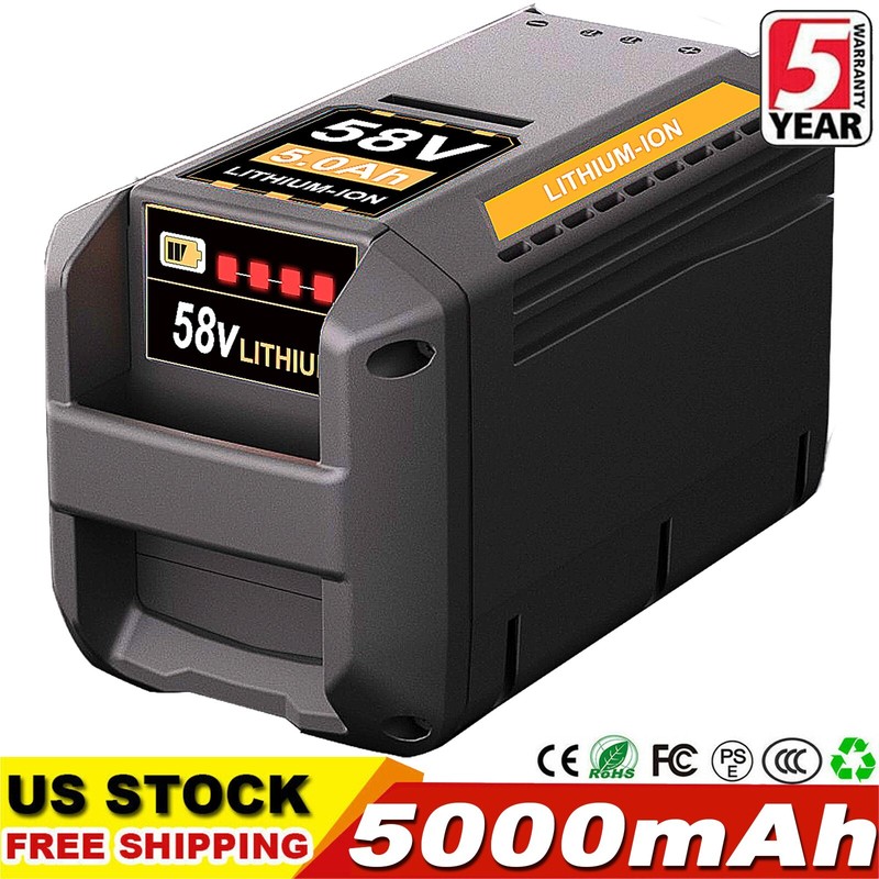 5 Ah Lithium-ion Battery for Echo 58Volt Flex-Force CBP-58V40 CBP-58V2AH CHT-58V