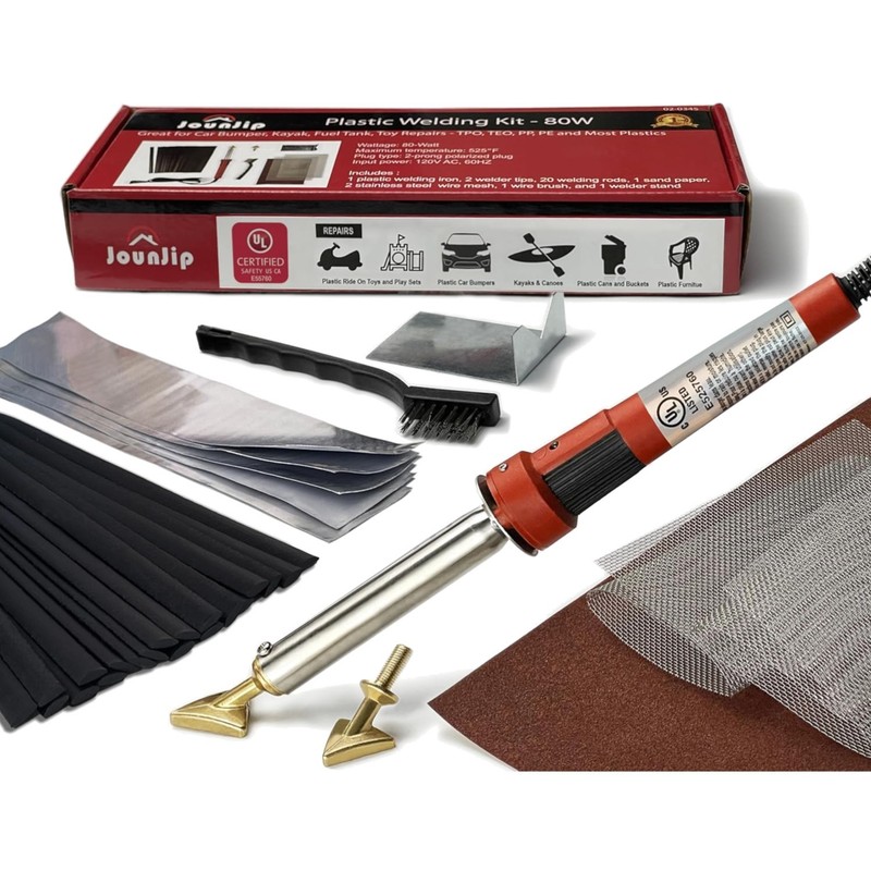 Standard Plastic Welding Kit- Certified Welder 80W- Professional Grade Plast…