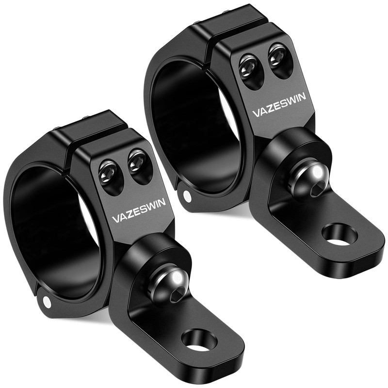 2 PCS Solid UTV Whip Light Mount Aluminum Alloy Flag Bracket 360 Adjustable