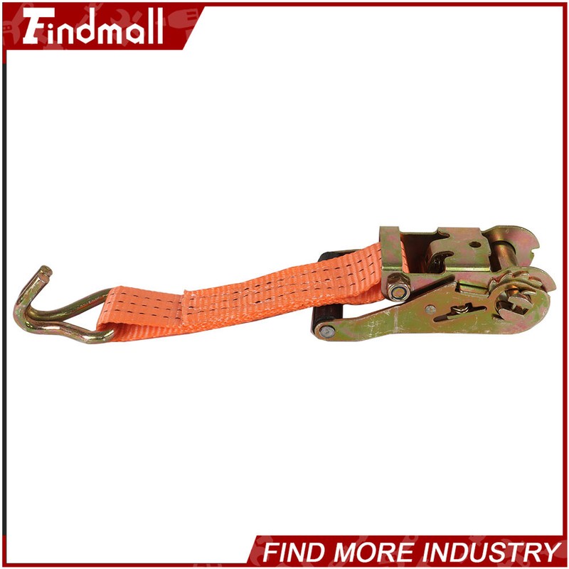 Findmall 4 Pack 1.5" x 15' 4000-lbs Ratchet Straps J Hook Heavy Duty Tie Downs gallery
