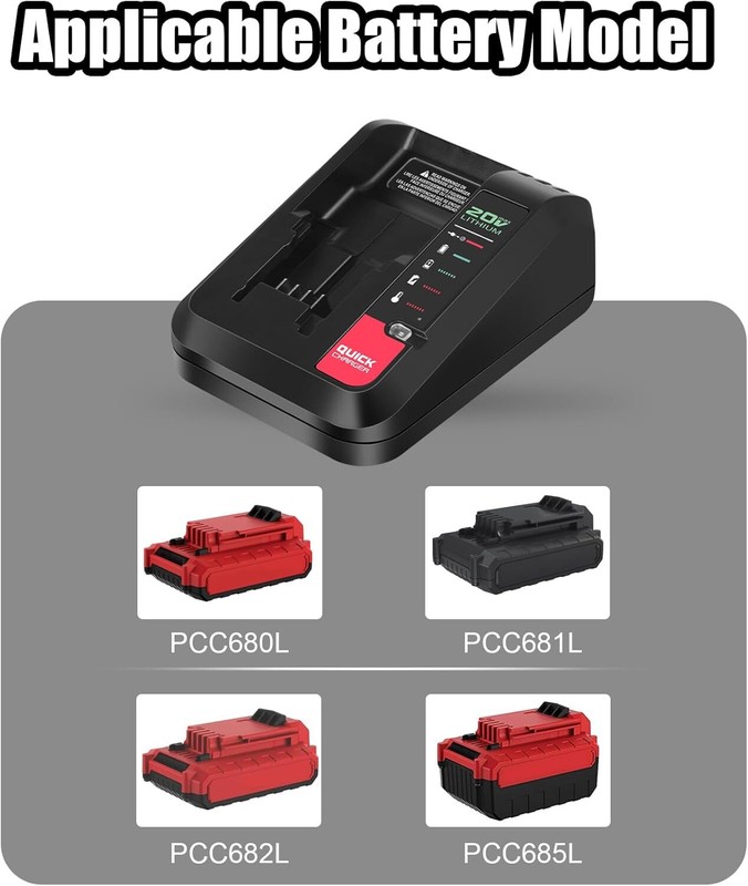 PACK NEW 20V Lithium-ion Battery / Charger for BLACK DECKER 20 Volt LBXR20 LB20 gallery