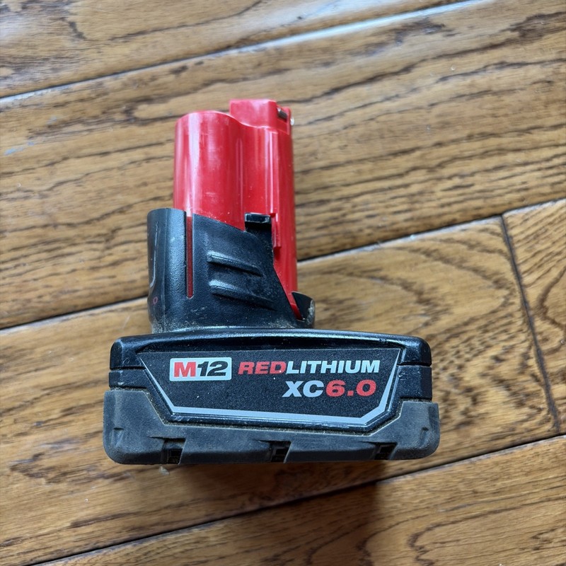 Milwaukee 48-11-2460 M12 XC 12V 6.0 Ah Extended Capacity Li-Ion Battery #vv6