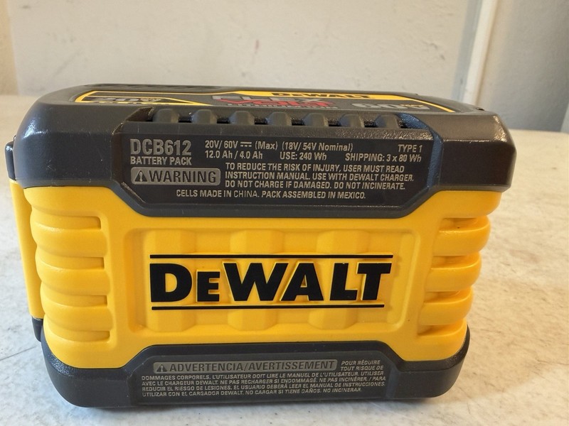 DEWALT FLEXVOLT 20V/60V MAX Lithium-Ion 12.0Ah Battery DCB612 gallery