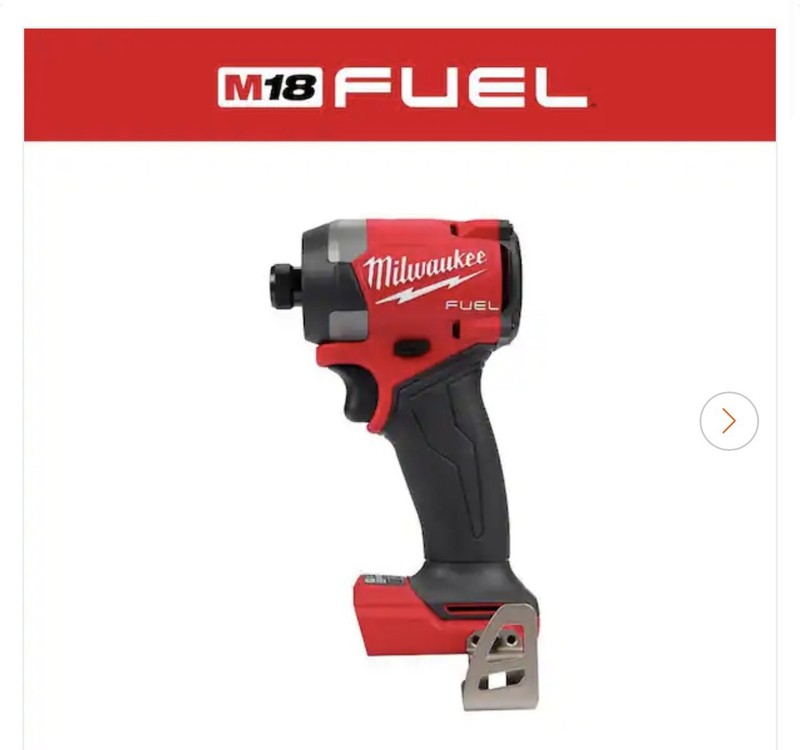 Milwaukee 2953-20 FUEL 18V Lithium-Ion Brushless Cordless 1/4″ Hex Impact Driver