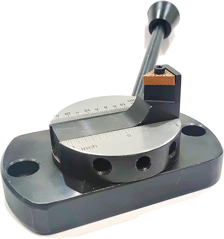 Buyohlic Lathe's Oval Base Ball Turning Attachment with Size Scale gallery