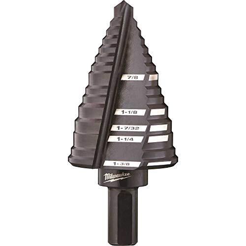 Milwaukee 48-89-9212 #12 Step Drill Bit, 7/8″ – 1-3/8″