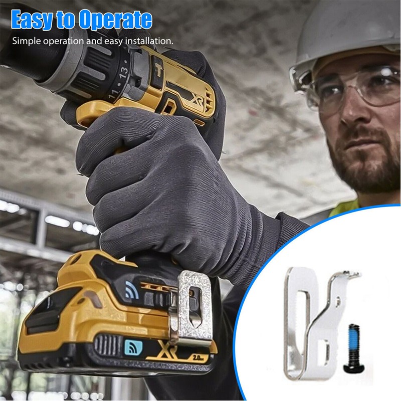 6 PCS For DEWALT 20V Drill Driver N268241 N169778 N086039 Tools Belt Clip Hook gallery