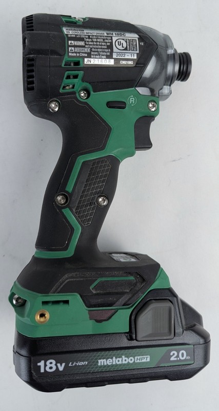 Metabo HPT WH18DC 18V Li-Ion Impact Driver With 2x 2Ah Batteries & Charger gallery