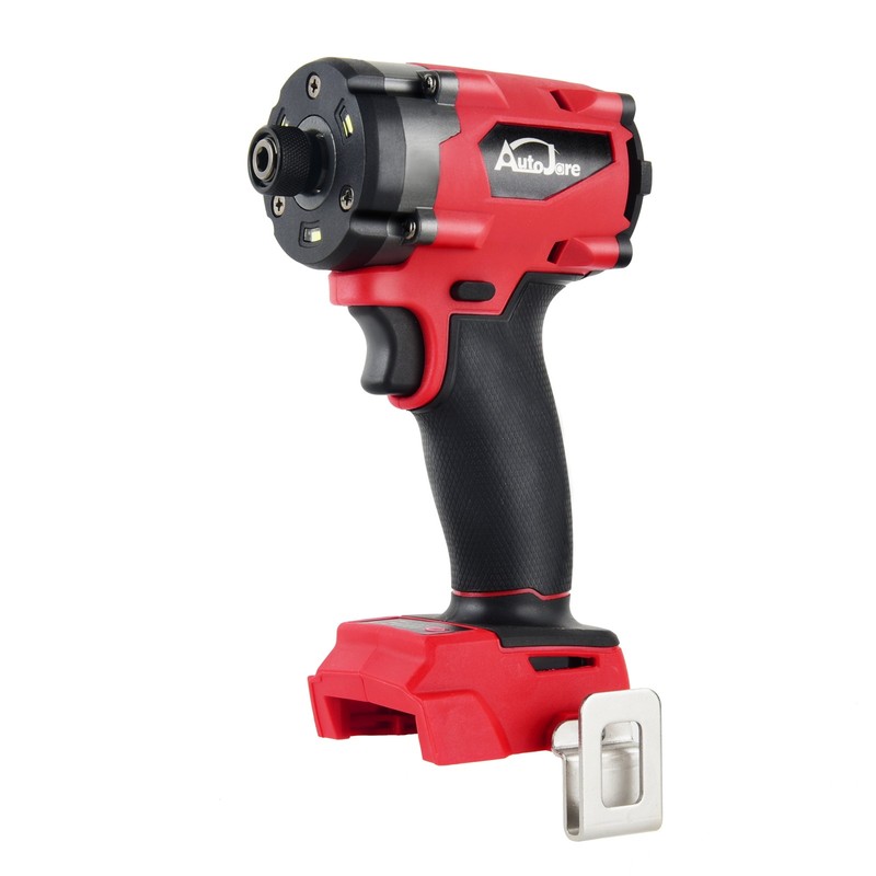 Brushless Cordless Impact Driver,for Milwaukee 18V Battery,1/4" Compact,4 Speed