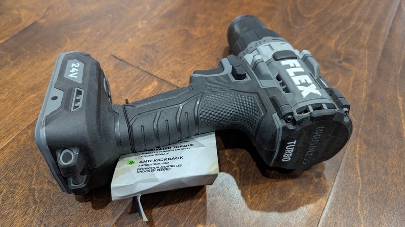 Flex FX1171T 1/2" Drill Driver Brushless 24V with TURBO (Tool Only - NO HANDLE) gallery