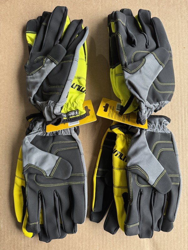Lot Of 6 Pairs Firm Grip Utility Tough Work Gloves 2 Packs of 3 - Sz L - NEW!!! gallery