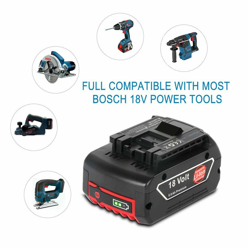 For BOSCH BAT609 18V CORE 18 Volt 7.0 Ah High Performance Battery BAT618 Li-ion gallery
