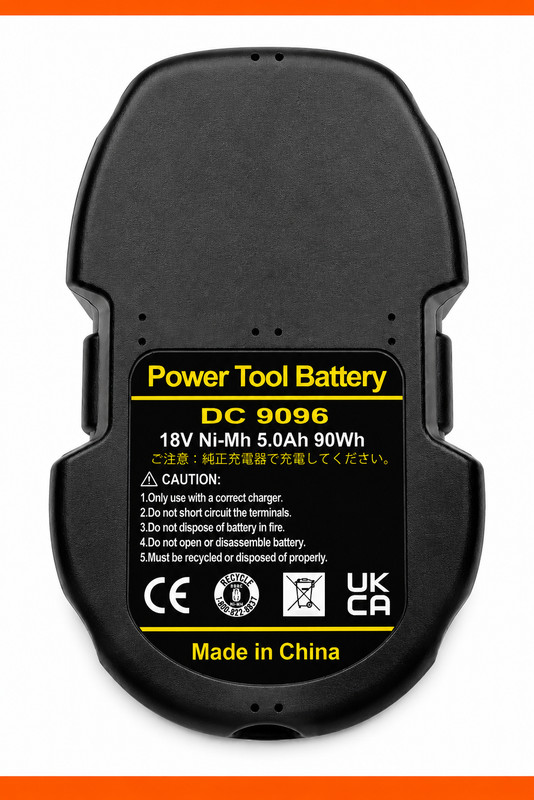 For Dewalt 18V DC9096 DC9098 DC9099 XRP Replacement Battery 5000mAh Ni-MH 90Wh gallery