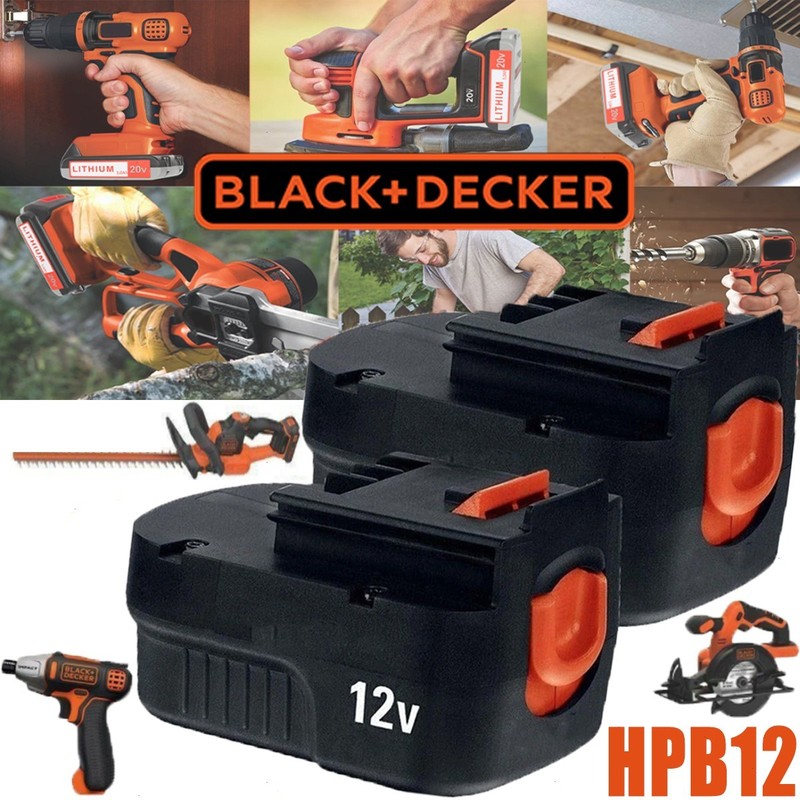 2Pack HPB12 3.6Ah for Black and Decker 12V Battery Firestorm FSB12 FS120BX A12
