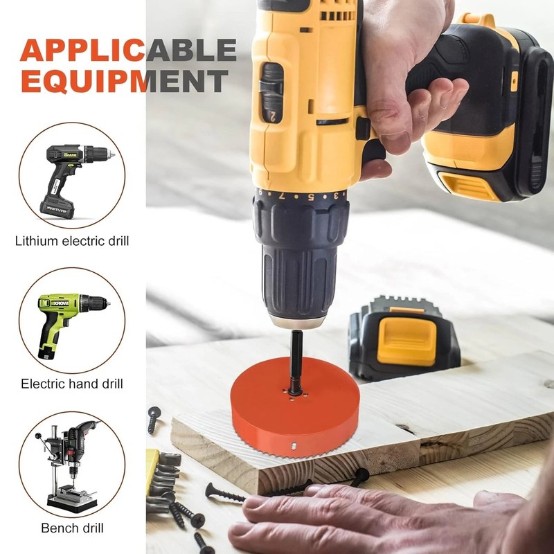 6 1/4 Hole Saw for Recessed Lights Can Lights, 6.25 Inch Hole Cutter gallery