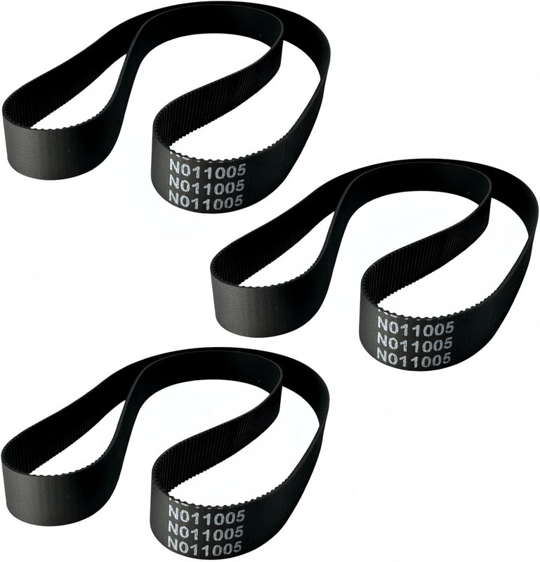 A12210 N011005 Air Compressor Drive Belt 3 Pack Heavy Duty Replacement