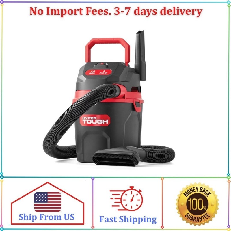 Hyper Tough 1.5gal 2 HP Wet/Dry Vacuum VH105 3502