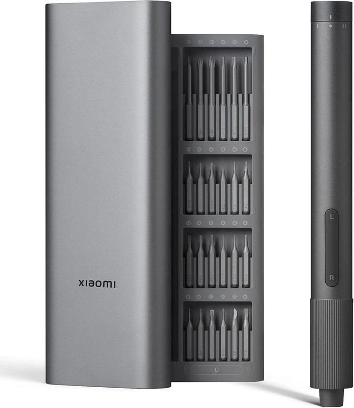Xiaomi Rechargeable Magnetic Electric Precision Screwdriver Type-C Charging Gray