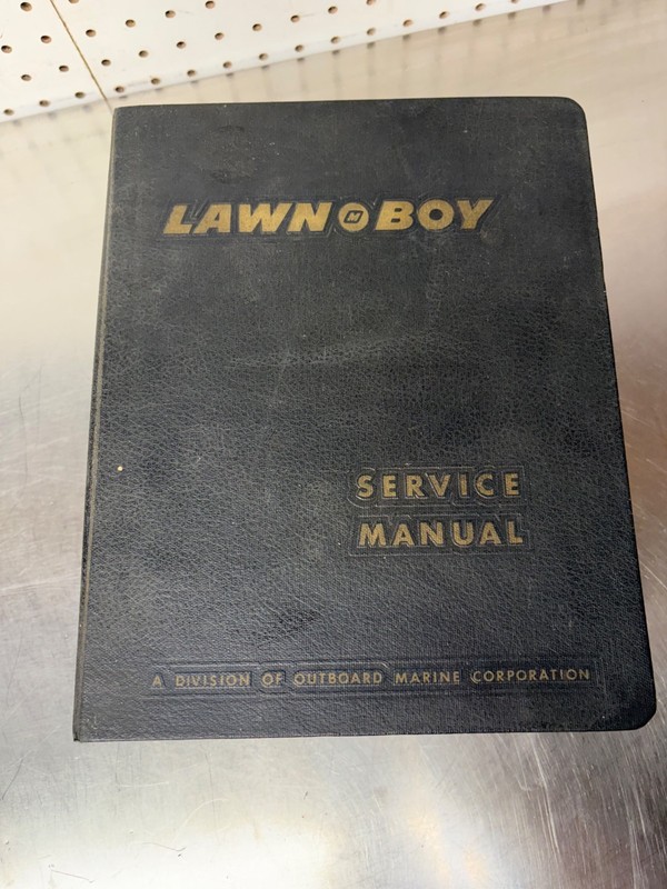 RARE Lawn Boy Dealer Service Manual & Parts Catalog Brick Top Loafer QuietFlite gallery