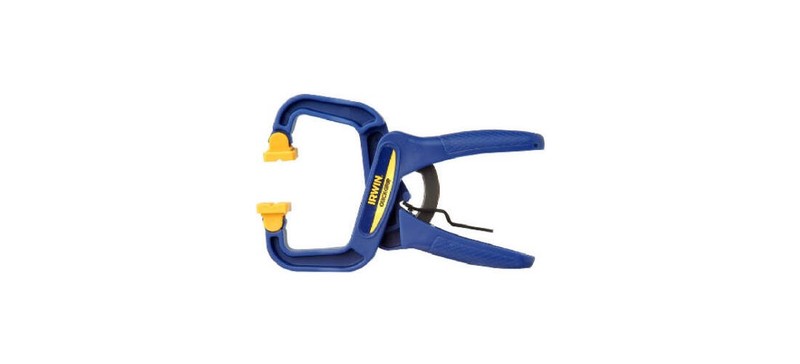 Handi-Clamp, 75 lb Clamping, 1-1/2 in Max Opening Size, 1-1/2 in D Throat, Resin