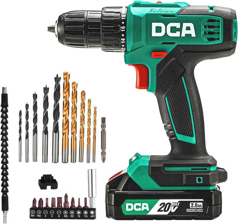 Lightweight 20V Drill Driver Kit with 18+1 Clutch and Flex Shaft for Easy Use gallery