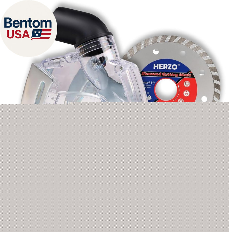 Cutting Dust Shroud for 5 Inch and 4-1/2 Inch Angle Grinder