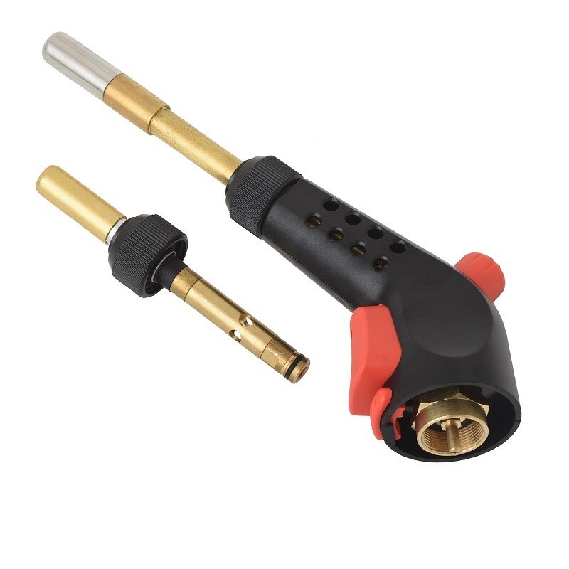Multi Functional Self Igniting Propane Torch Head with Interchangeable Tips