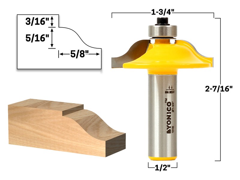 Raised Panel Router Bit – Yonico 12130