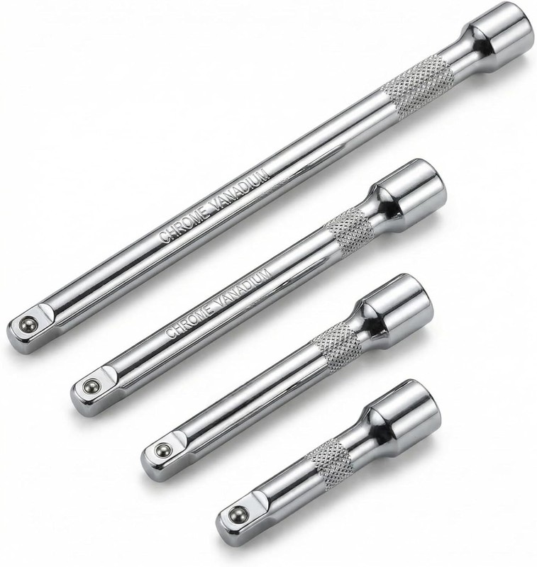 4pcs 1/4″ Socket Extension Set, Drive Socket Quarter Inch Wrench Ratchet Extensi