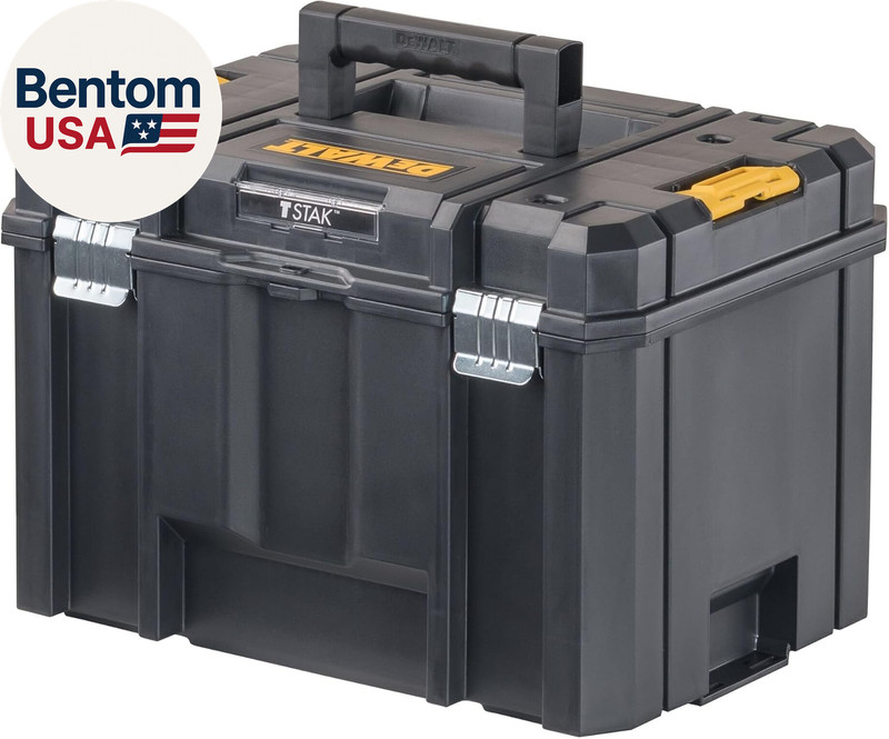 TSTAK Tool Box, Extra Large Design, Removable Tray for Easy Access to Tools, Wat gallery