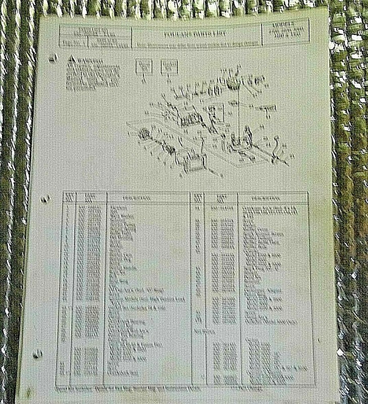 7/1/93 Poulan Pro Chainsaw Parts List Model 3300 2700 2800 3000 3100 FREE SHIP